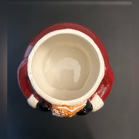 Vintage Beth Yarbrough Santa Claus with Gingerbread Man Christmas Cookie Jar - Picture 6 of 10